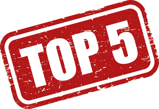 Top 5 red stamp, Top five stamp