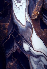 Natural pattern and texture of white purple marble stone, abstract marble structure, marble background. Generative Ai.