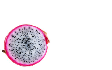 Graphic illustration with dragon fruit