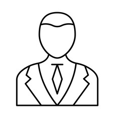 Accountant Vector Icon easily modified

