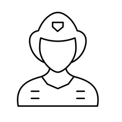 Coal miner Vector Icon easily modified

