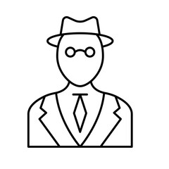 Citizen Vector Icon easily modified

