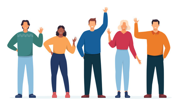 People Waving Images – Browse 1,019,970 Stock Photos, Vectors, and Video |  Adobe Stock