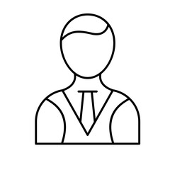 School boy Vector Icon easily modified

