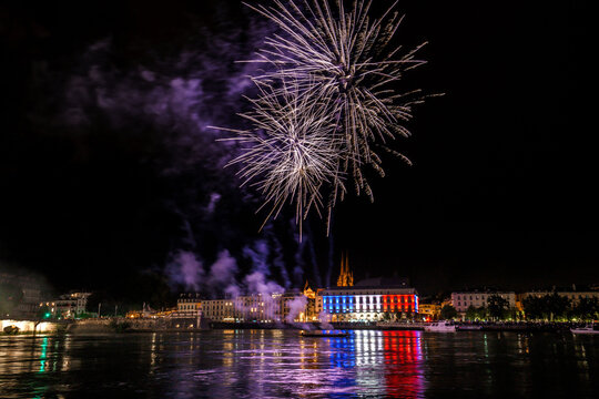 Feu d'artifice &agrave; Bayonne