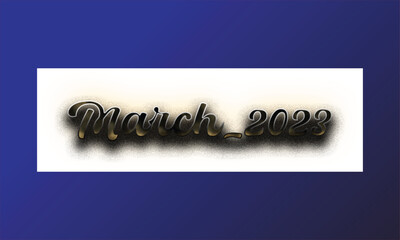 Creative text glow March -2023
