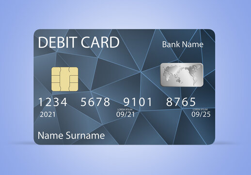 Debit Credit Card Mockup