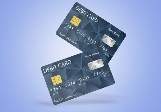 Debit Credit Card Mockup