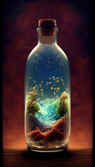 World in a bottle