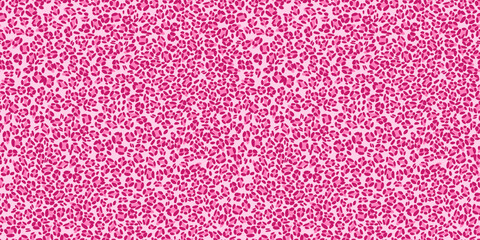 Pink leopard print skin vector illustration design.