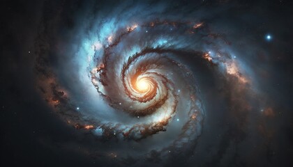 abstract spiral galaxy