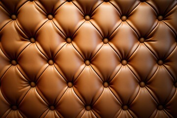 capitone tufted textile leather background AI generated