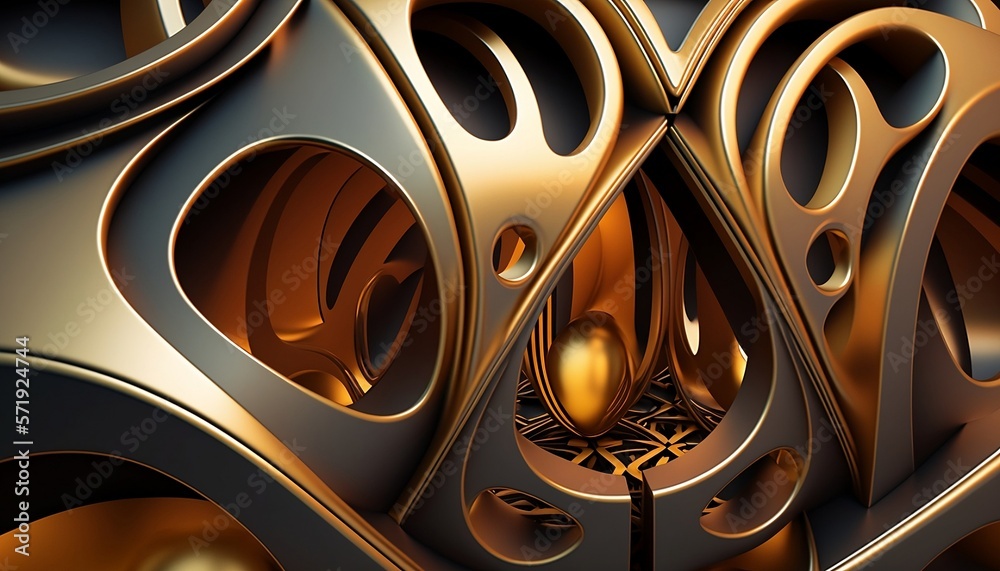 Sticker 3d abstract realistic background