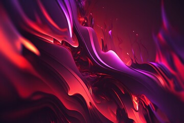 red and purple abstract created using AI Generative Technology