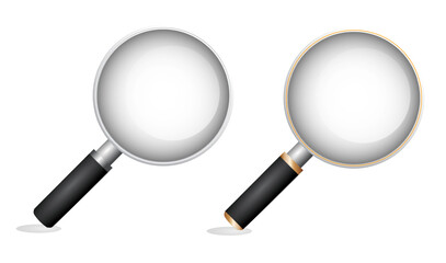 illustration of Magnifying glass 

realistic isolated