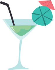 Cartoon Cocktail Drink