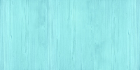 Fototapeta na wymiar Light teal blue widescreen wooden texture. Pastel turquoise wood grain large background