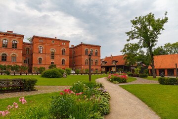 Old town view. Kuldiga, Latvia.