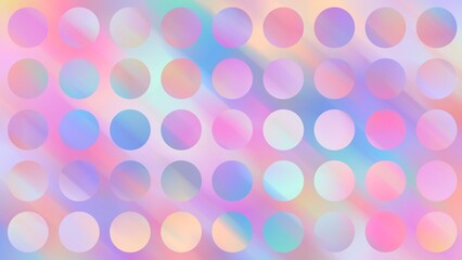 Polcadots cute sweet colors art background