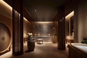 Luxurious Spa for Pampering and Relaxation, Generative AI