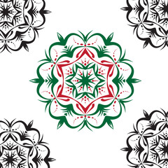 free vector creative Indian mandala design