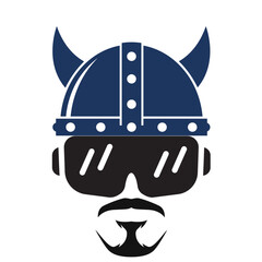 Icon Viking Helmets, logo esports games, illustrator vector Viking Helmets, 