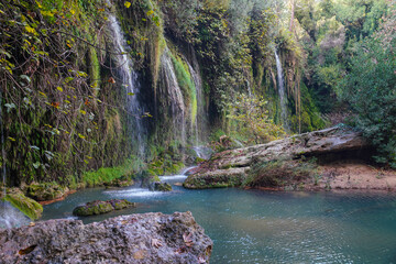 Kursunlu Waterfall in Antalya, Turkiye