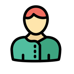 Job holder Vector Icon easily modified

