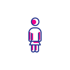 women vector for Icon Website, UI Essential, Symbol, Presentation