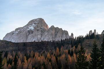 Sesto Dolomites, Fiscalina valley mountains, Trentino, South Tyrol, Italy