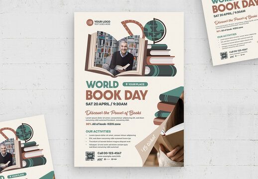 World Book Day Flyer Template