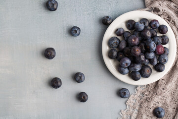 Close-up of a delicious tasty blueberis