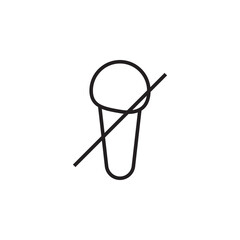 no food vector for Icon Website, UI Essential, Symbol, Presentation
