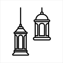 decorative lamp icon