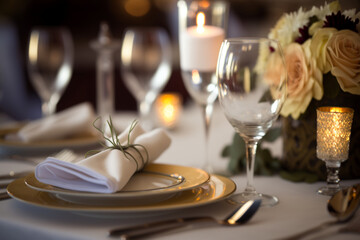 table setting, Generative AI	