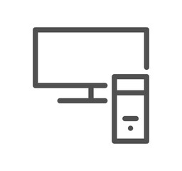 Graphic design related icon outline and linear vector.