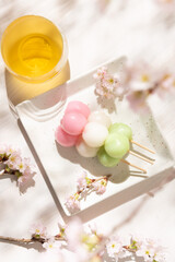 三色団子　花見