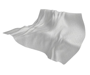 Fototapeta na wymiar Fabric abstract cotton on white background