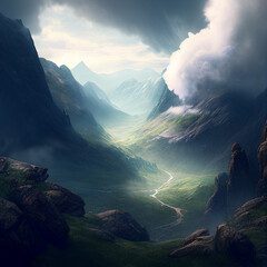 Dramatische Landschaft No. 4