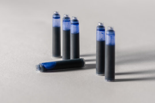 Blaue Tintenpatronen