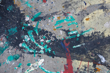 abstract color on grunge floor