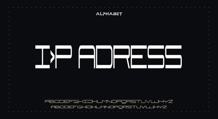 Abstract Fashion Best font alphabet. Minimal modern urban fonts for logo, brand, fashion, Heading etc. Typography typeface uppercase lowercase and number. vector illustration full Premium look