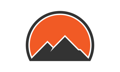 Mountain Logo Design Template Inspiration, Vector Illustration.