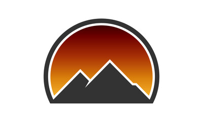 Mountain Logo Design Template Inspiration, Vector Illustration.