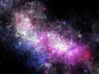 fantasy space outer sky nebula galaxy background 