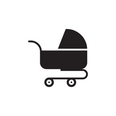 Fototapeta na wymiar baby trolley Vector for Website, UI Essential, Symbol, Presentation