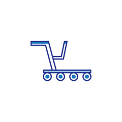 trolly Vector for Website, UI Essential, Symbol, Presentation