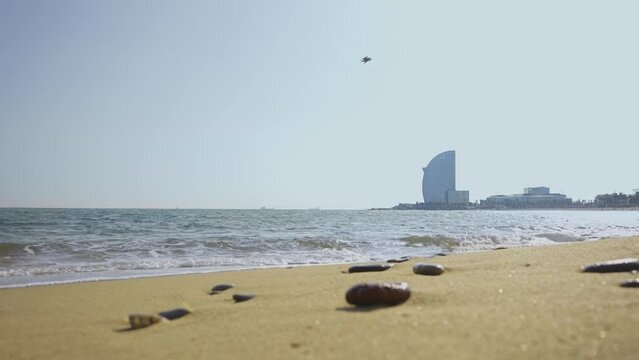 Playa de Barcelona, Hotel W Barcelona, Espa&ntilde;a 4K
