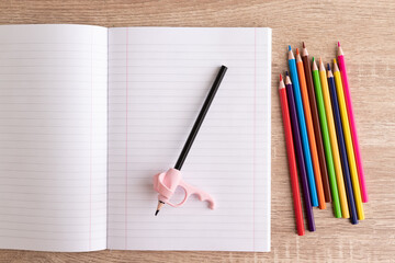 Pencil holder for fine motor skills