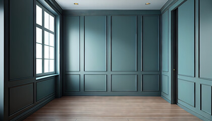 Fototapeta premium Empty room for exhibition or advertisement and background. Generative AI